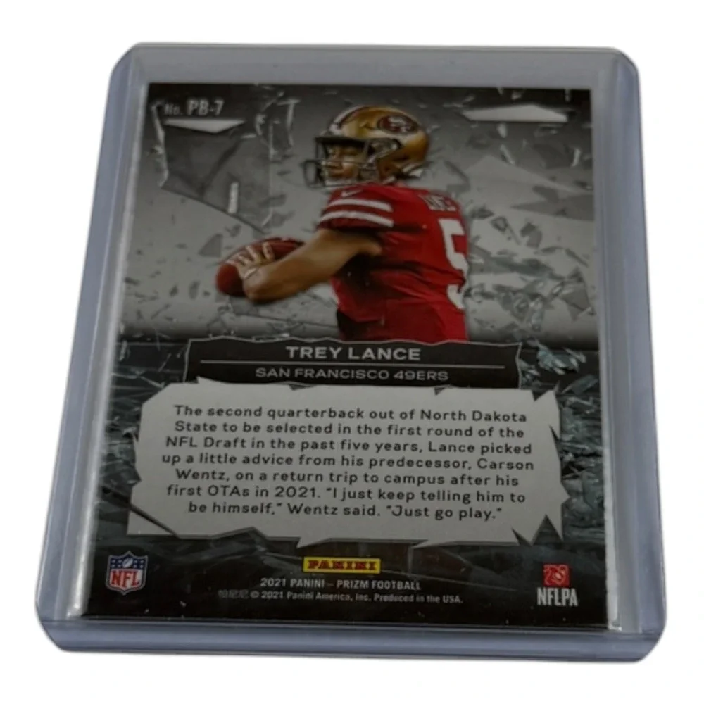 2021 Panini Prizm Break Trey Lance Rookie Card RC PB-7 San Francisco 49ers NFL